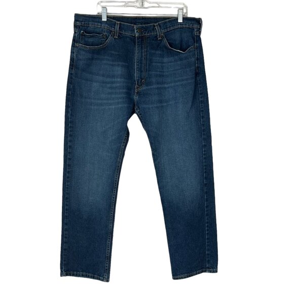 Levis 505 Jeans Mens 38 X 30 Medium Wash Casual Comfortable - Picture 1 of 12
